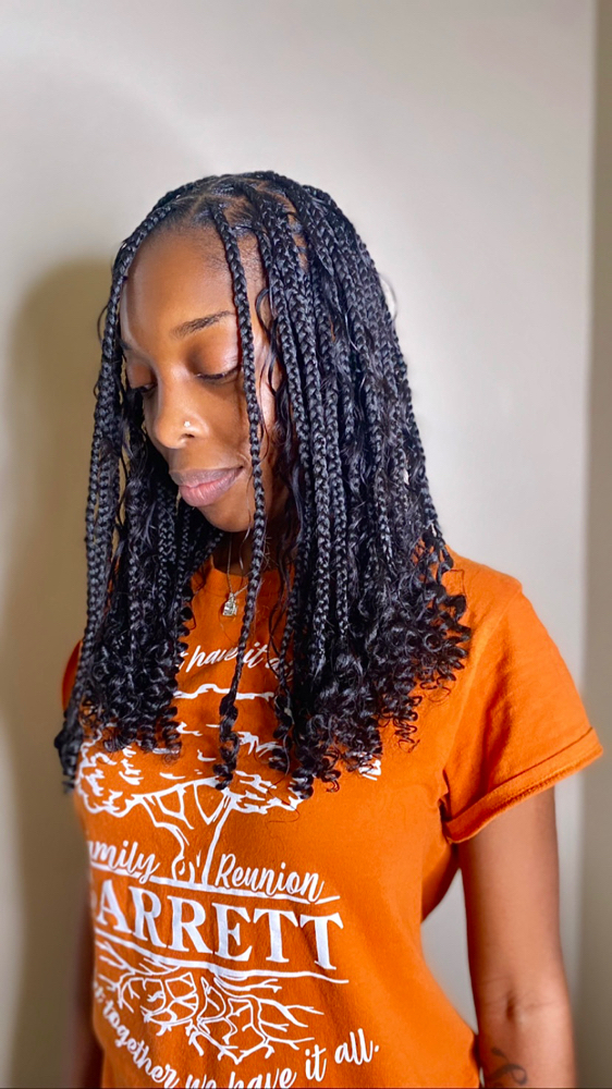 Boho Knotless Bob
