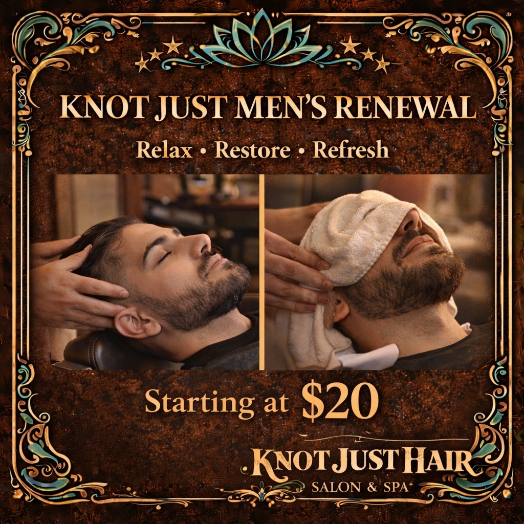 The knot just Men's Renewal at Knot just hair in Clatskanie, OR