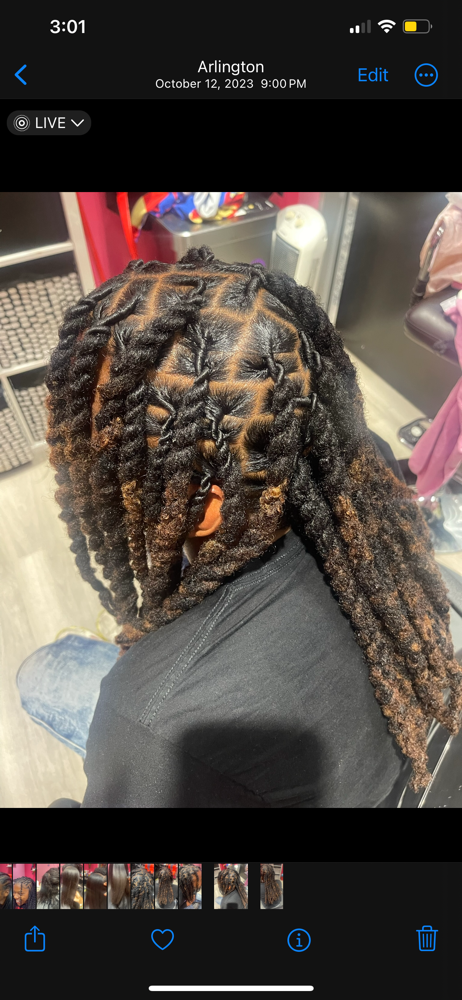 Loc Retwist/ Wick Maintanence