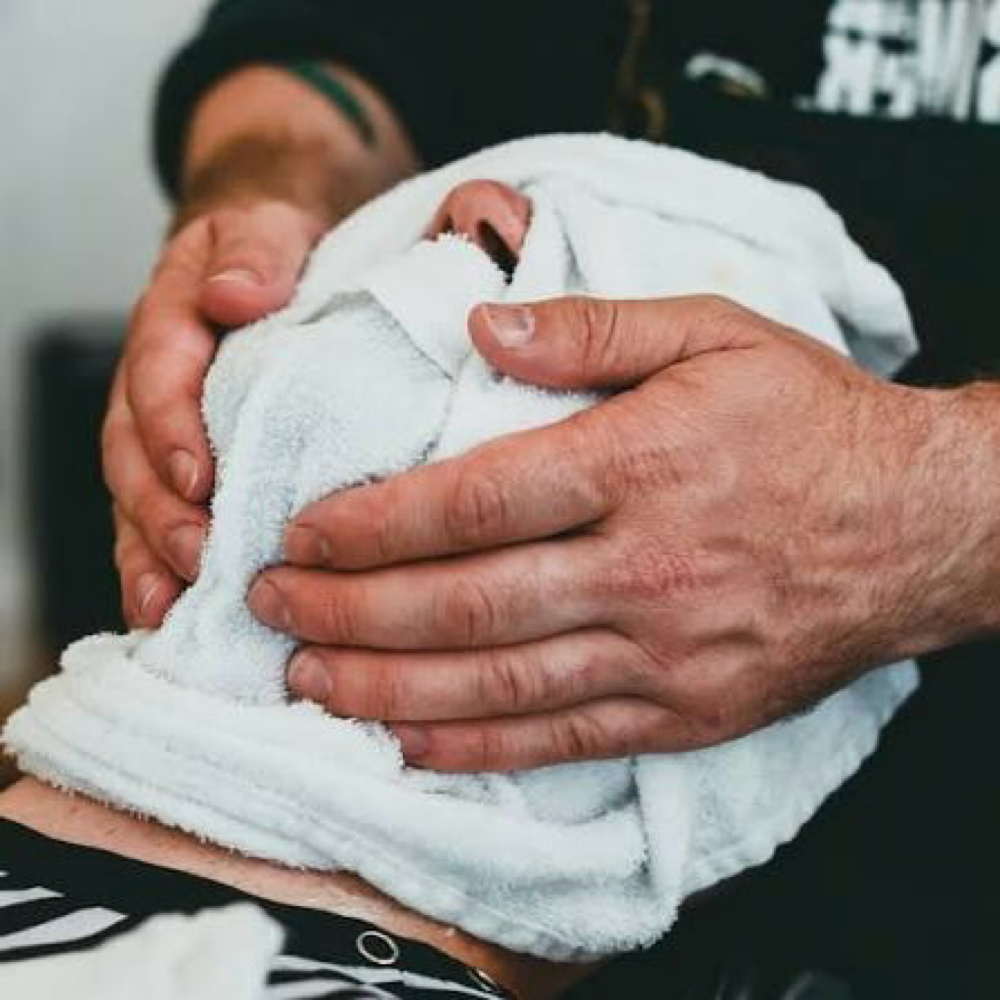 Hot Towel Shave at The Local Comb in Havertown, PA