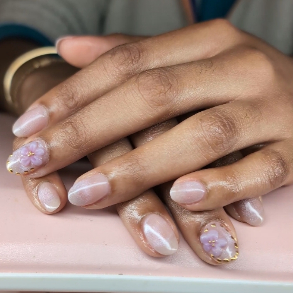 Gel Overlay / Builder Gel Manicure at Grad Manicures Salon in Baltimore, MD