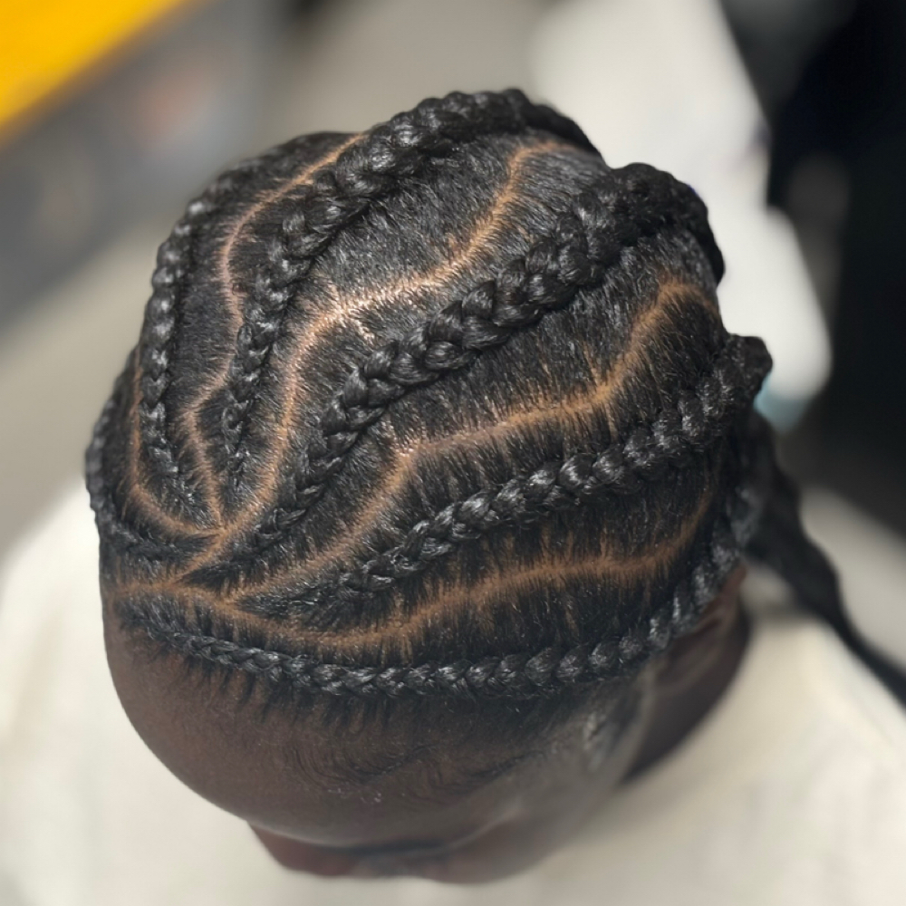 Kids Braid Style WITH WEAVE at Laneighs Hair Vanity in Wichita, KS
