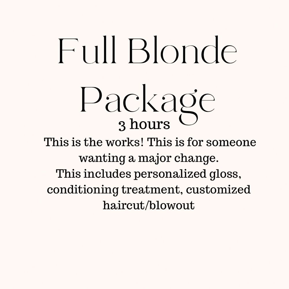 Full Blonde Package at Hair By Melanie in Conshohocken, PA