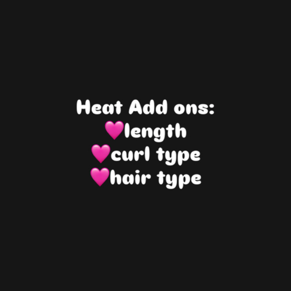 Heat Add Ons at Mejko braid studio in Inglewood, CA