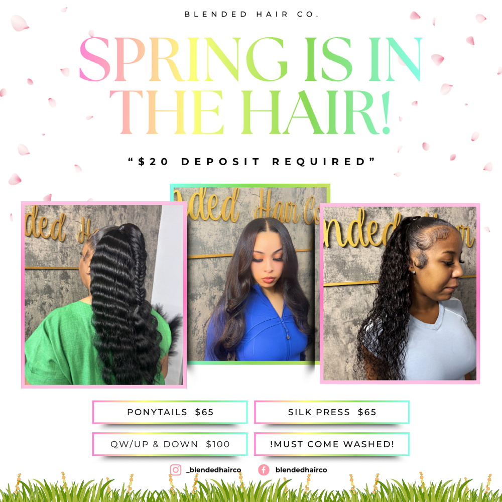 Spring Special at Blended Hair Co in Detroit, MI