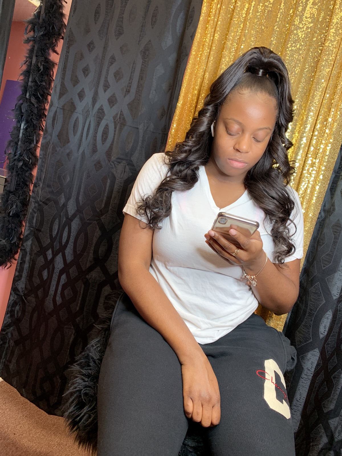 Half Up Half down (quickweave)