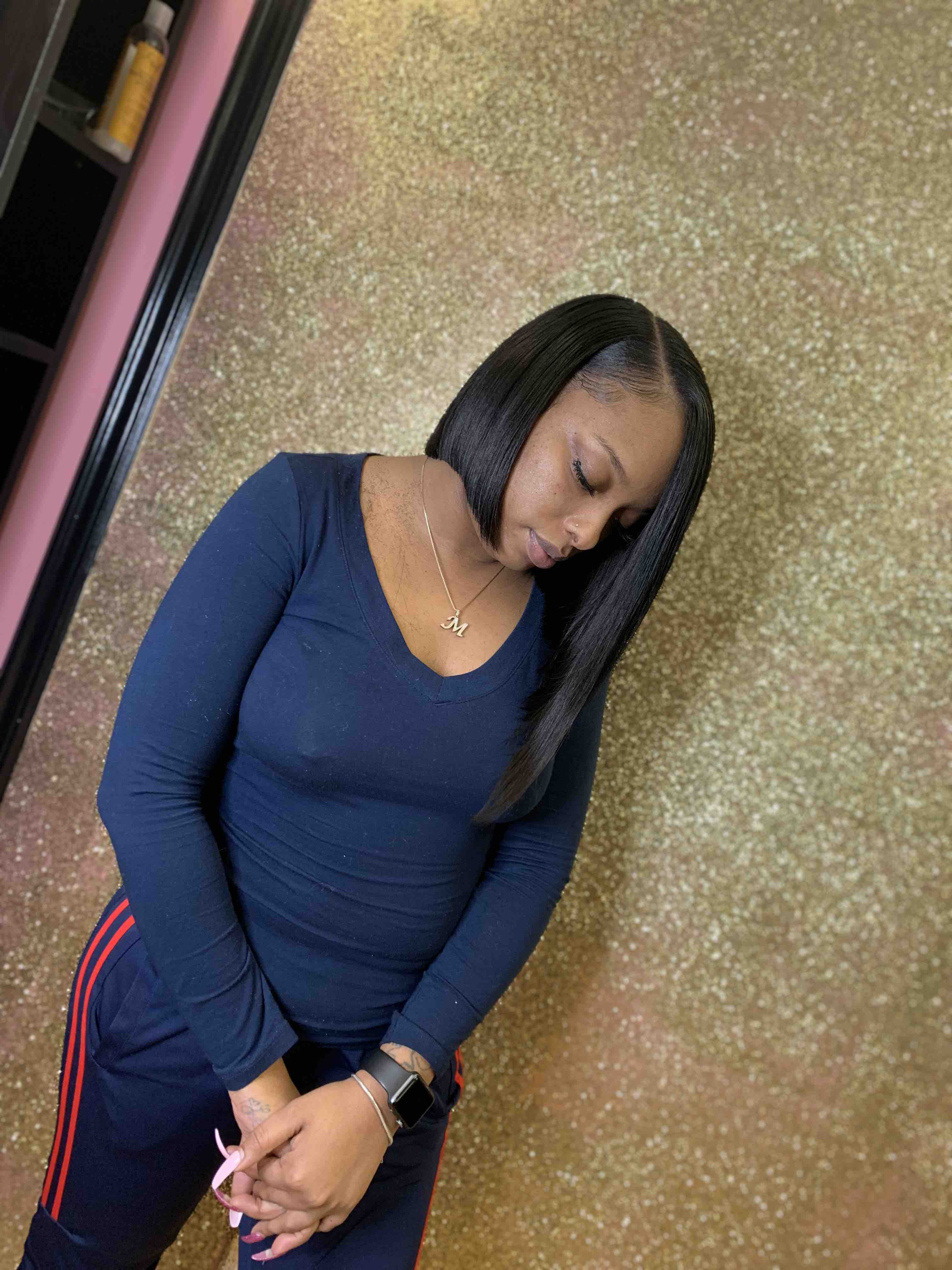 Asymetrical Bob Quickweave