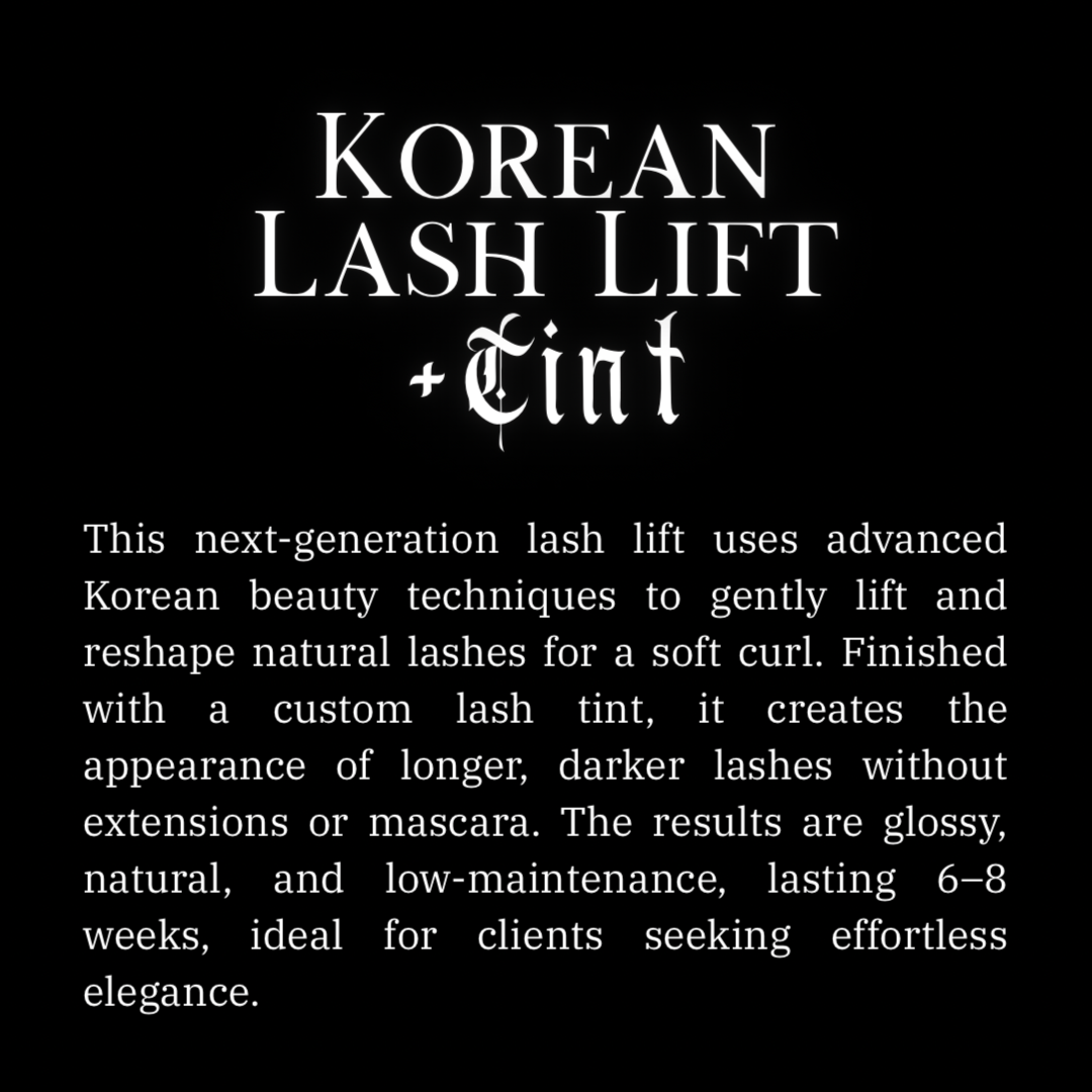 Korean Lash Lift + Tint