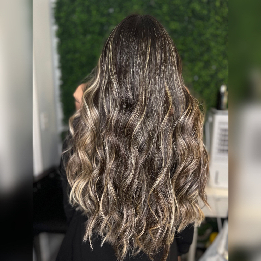 brunette highlights