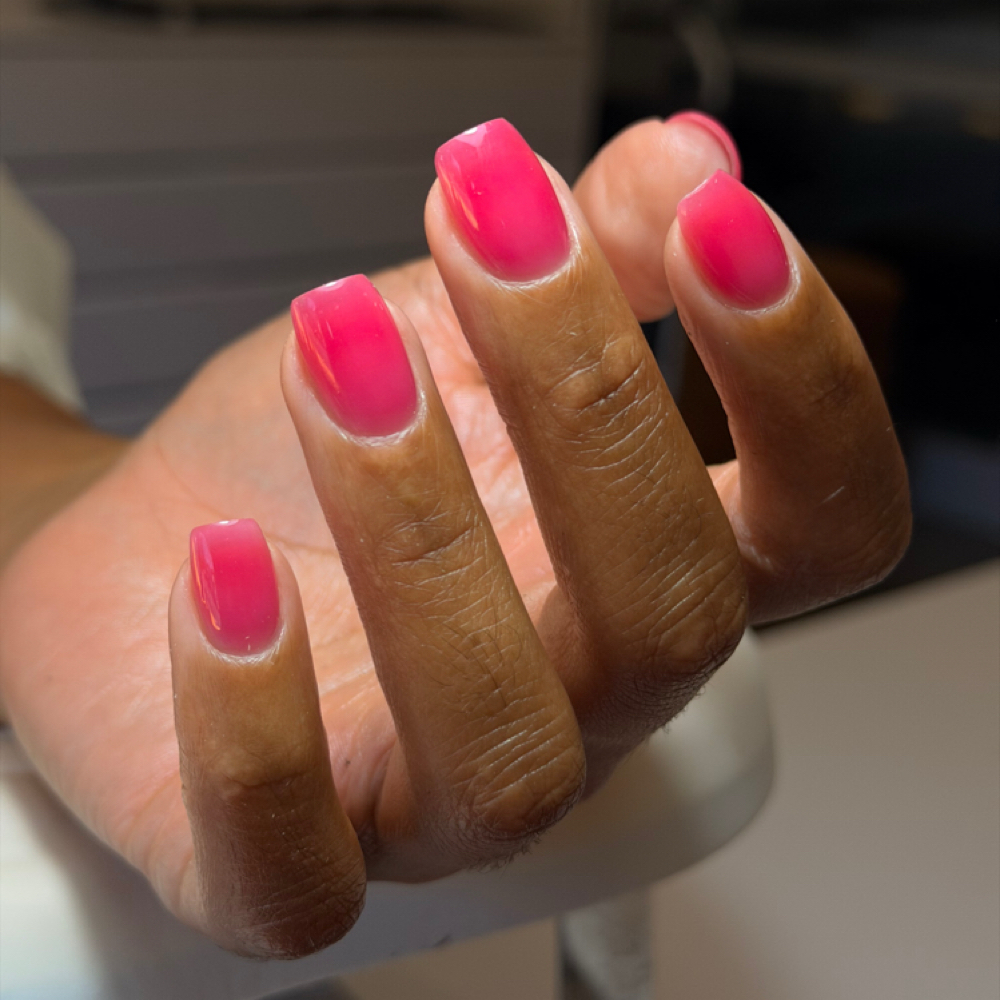 Gel Extensions SHORT length at MD. Russian Manicure & Gel Extensions in San Jose, CA