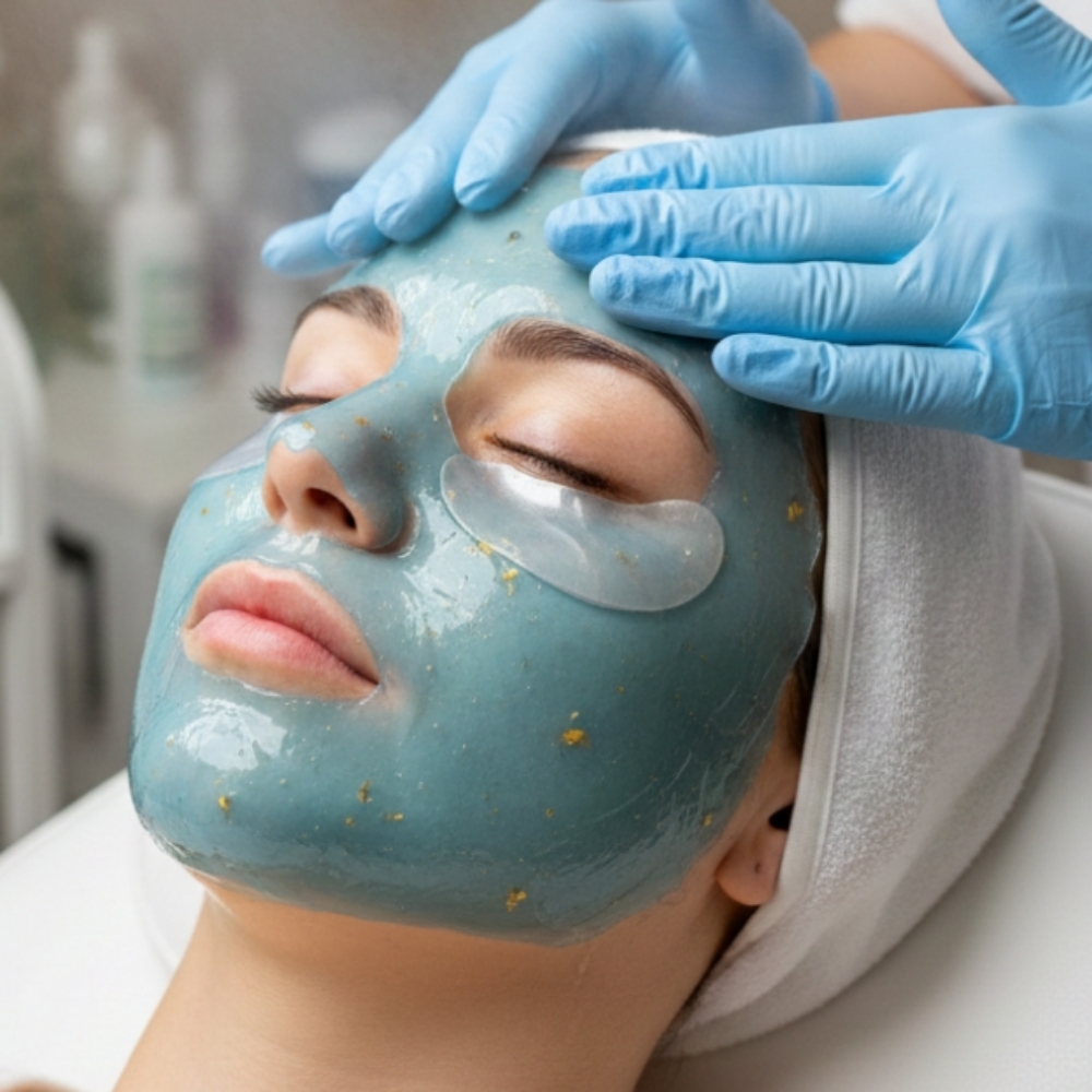 Post Microneedling Jelly Mask at Mirella Aesthetics & Wellness at the Lake in LAKE ST. LOUIS, MO