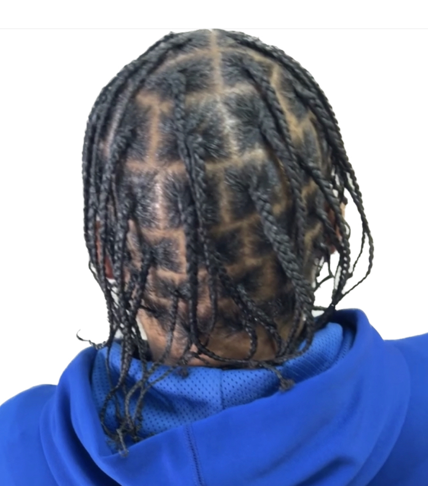 Mens Box Braids Full Head