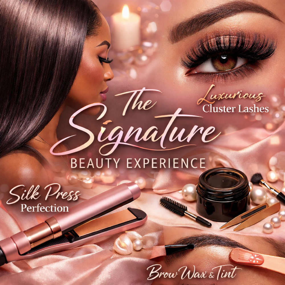 The signature Beauty Experience at Blushing Bloom Beauty Studio in Munster, IN