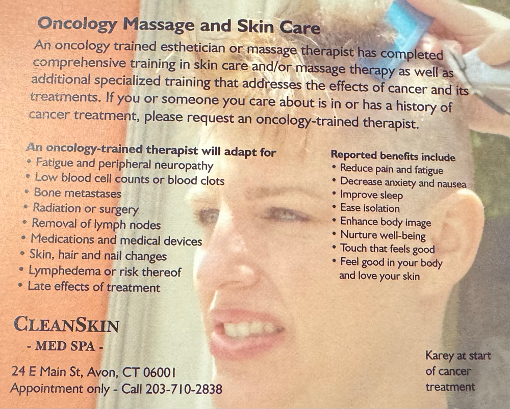 Oncology Massage & Skincare