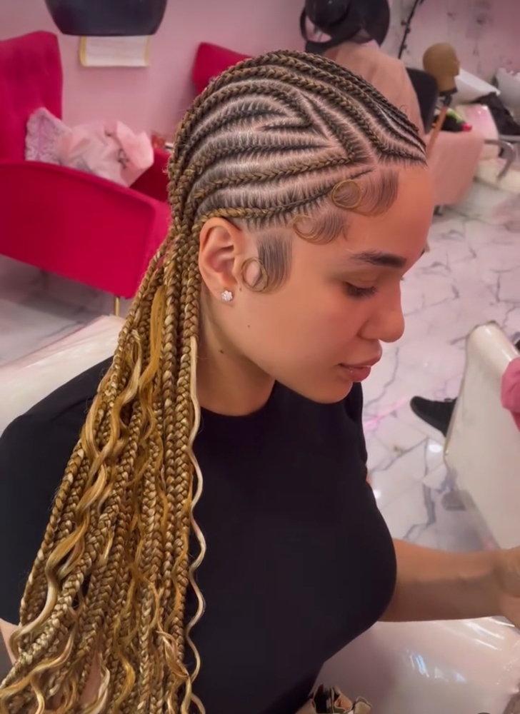 10-20 Stitch Braids at Gigi.hair boutique in Bronx, NY