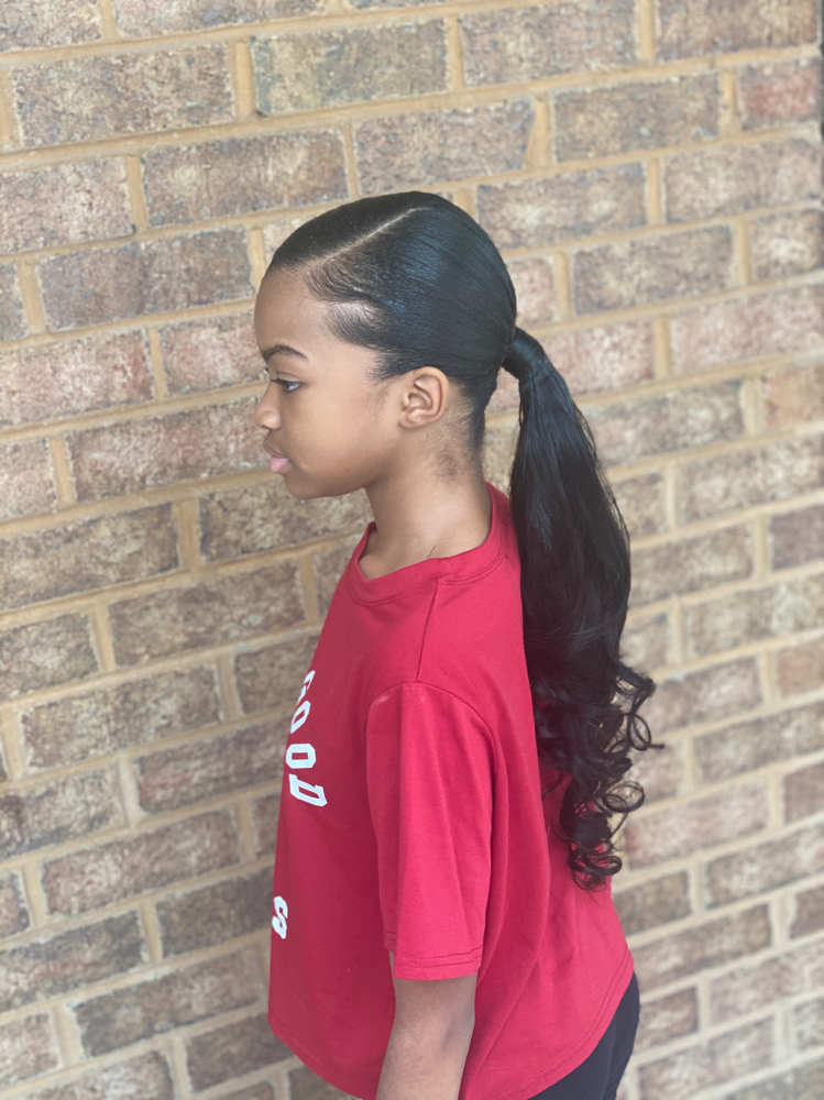 Sleek Ponytail (kids)