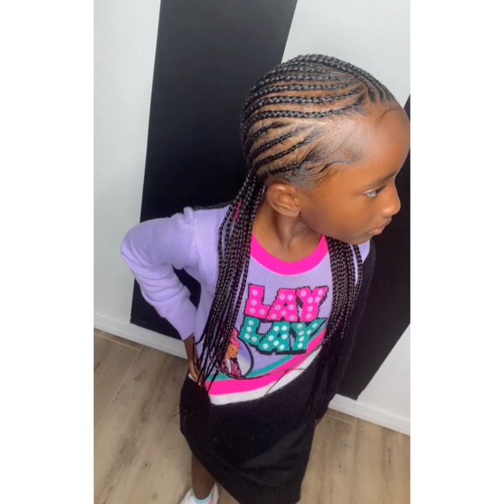 Small Braid Design Style W Hair