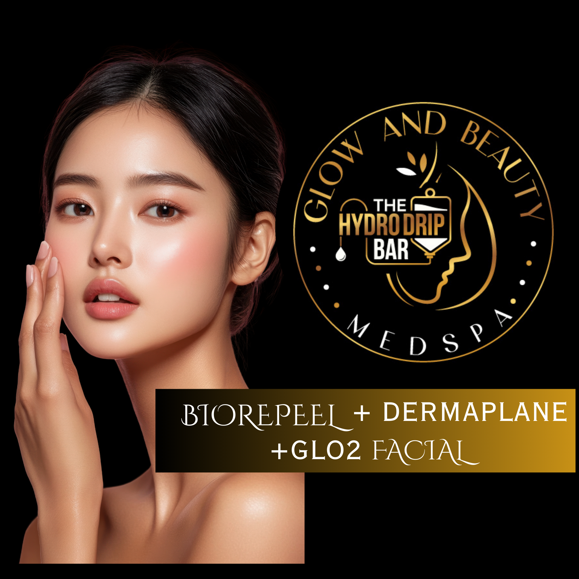 BioRePeel+Dermaplane+Glo2 Facial