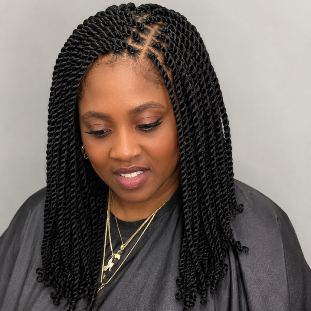 Kinky Twist Small at Sleek Touch By Ty Hair Braiding in Atlanta, GA