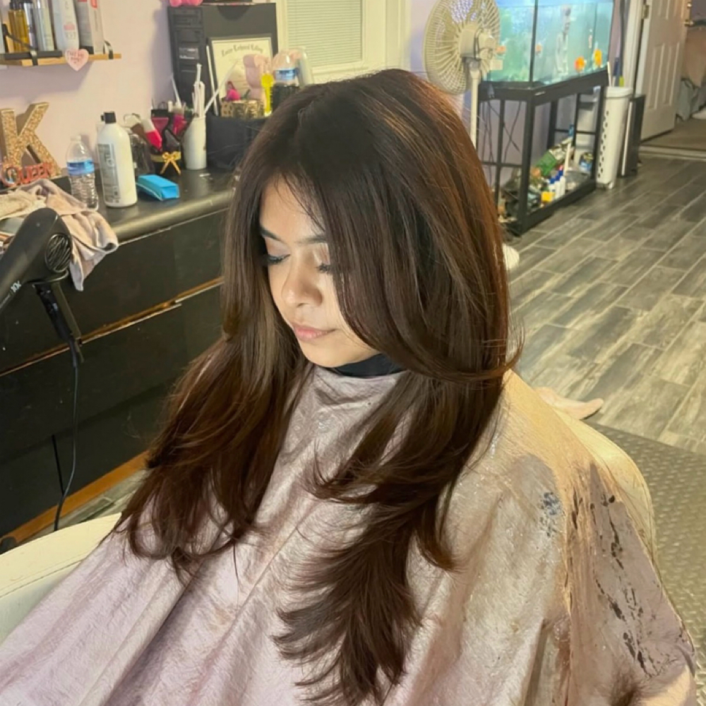 all over color at kelly garcia in cumming, GA