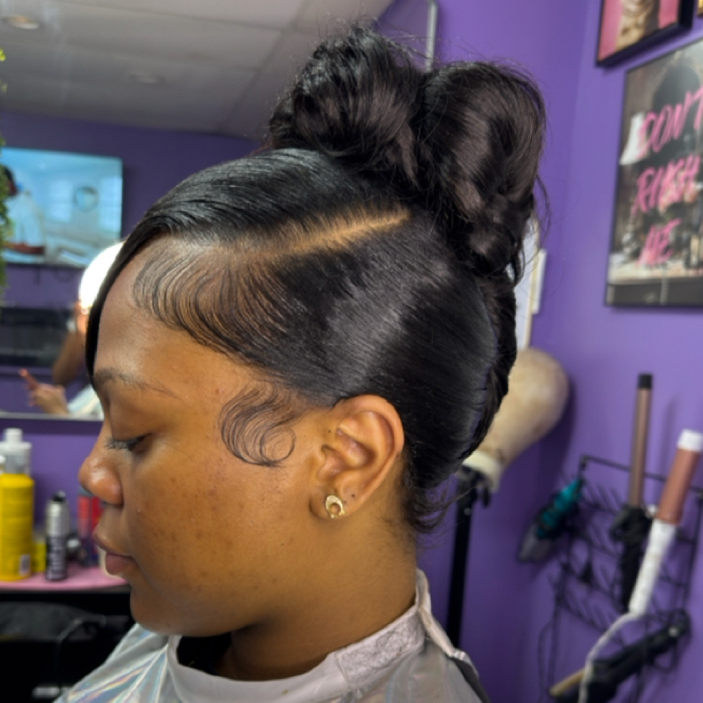 Quick Weave With French Roll at Chanele Xtensions in Millville, NJ