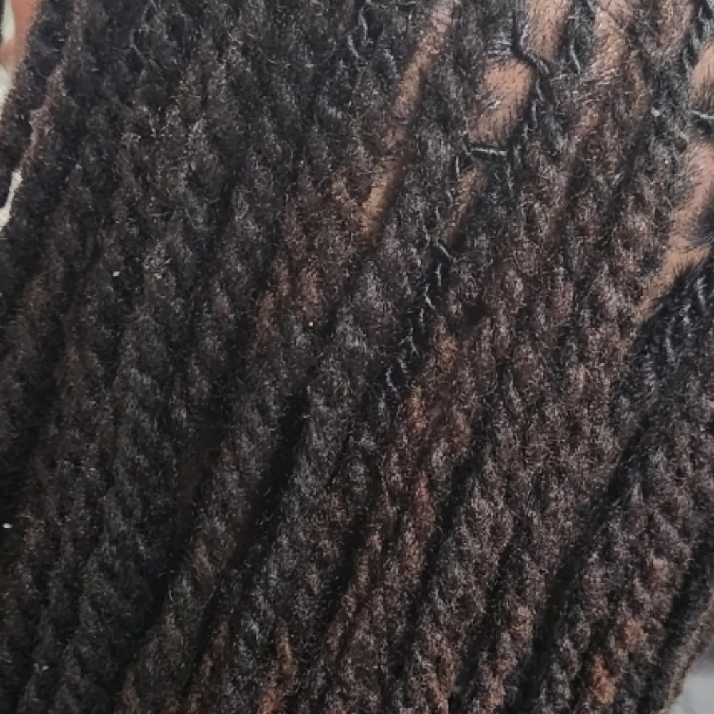 (Locs) 2 Strand Twists at Locs, Braids & Twists in Laurel, DE