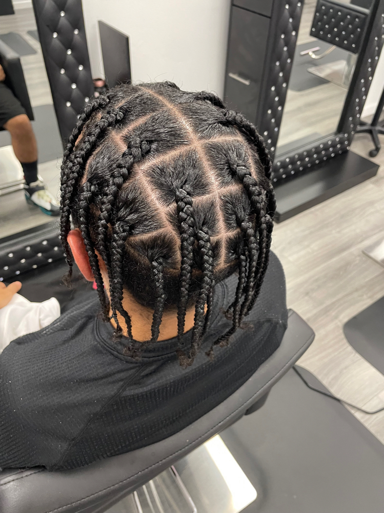 Mens Box Braids