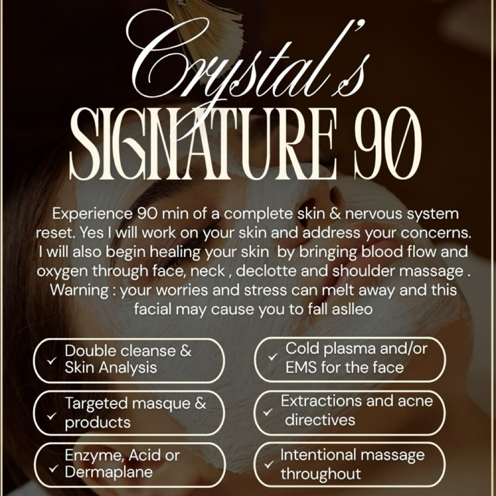 Crystal’s Signature 90 Min Facial at Skin By Design in New Port Richey, FL