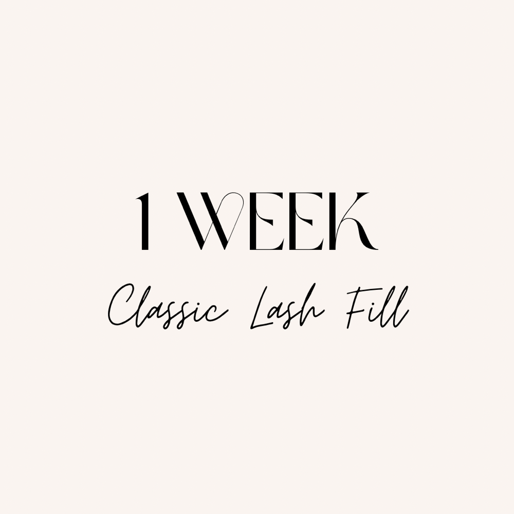 1 Week Classic Lash Fill