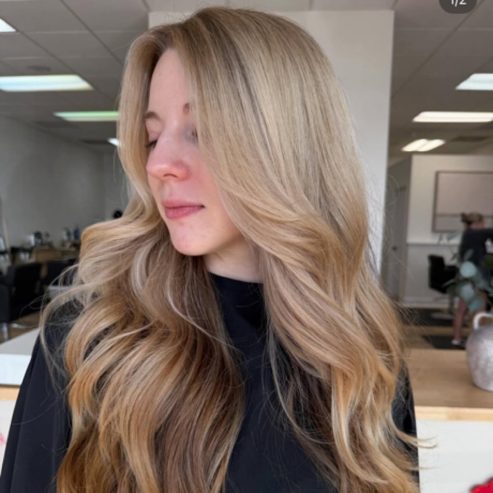 CURATED BLONDE W/ HAIRCUT at Curated Hair and Company in Alpharetta, GA