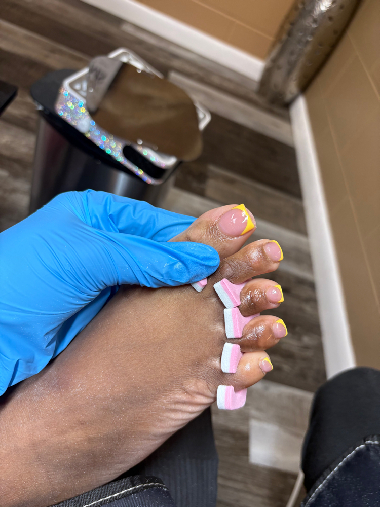 Acrylic Toe Full Set ✨ at T&L Beauty Bar in Panama City, FL