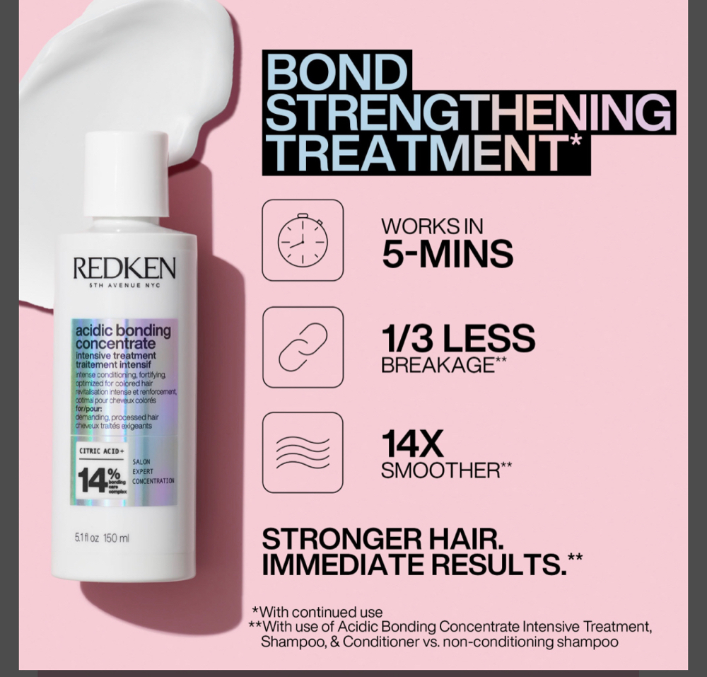 Acidic Redken Bonding Treatment