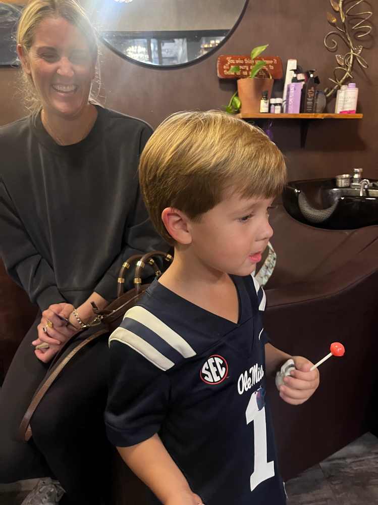 Kids cuts at WILDFLOWER COLLECTIVE in Mountain Brook, AL