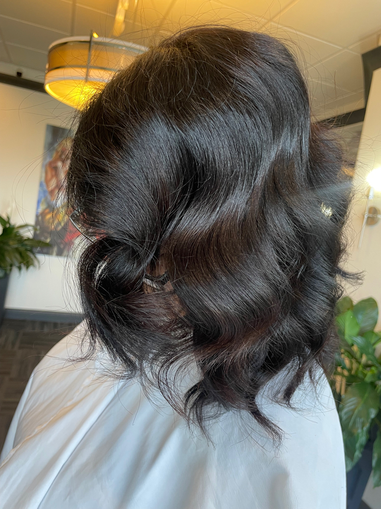 Silk Press & Grey Coverage(Retouch)