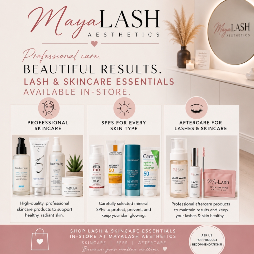 MayaLASH Lash& Skincare Essentials at MayaLASH Aesthetics| Professional Lash Lifts & Facials in Norwood, MA in Norwood, MA