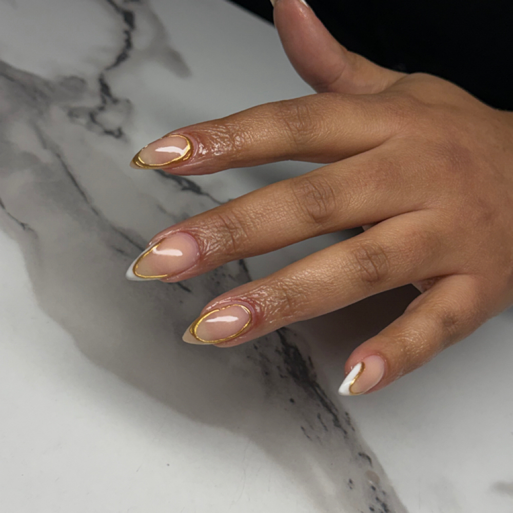 Long Acrylic Overlay at Rennys Nails in Decatur, IL