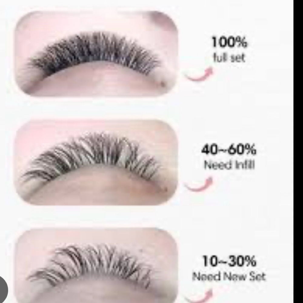 2-3 weeks volume lash fill at Nina Beauty&Brows Studio in North Hollywood, CA