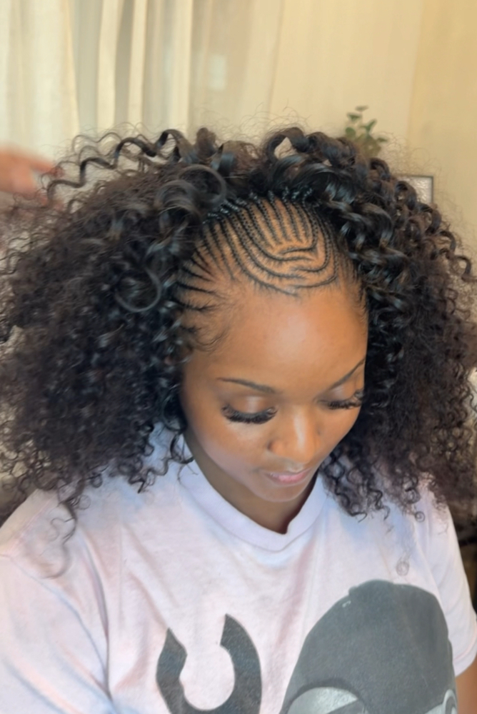 Fulani Braids W/ Quick Weave