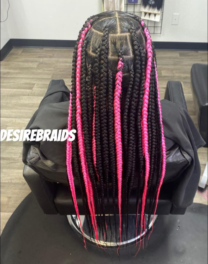 24” Large Knotless Braids
