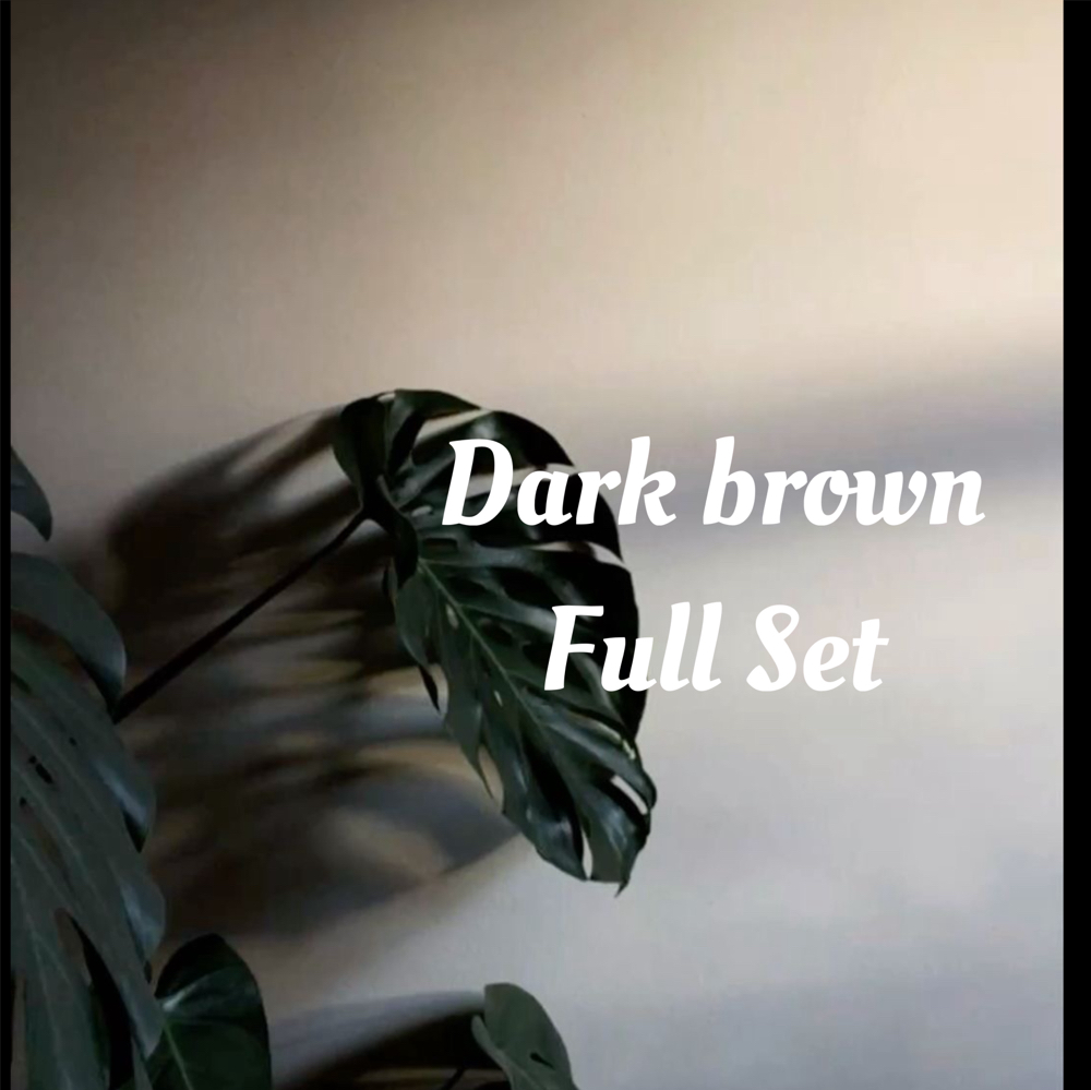 Dark Brown Volume Set