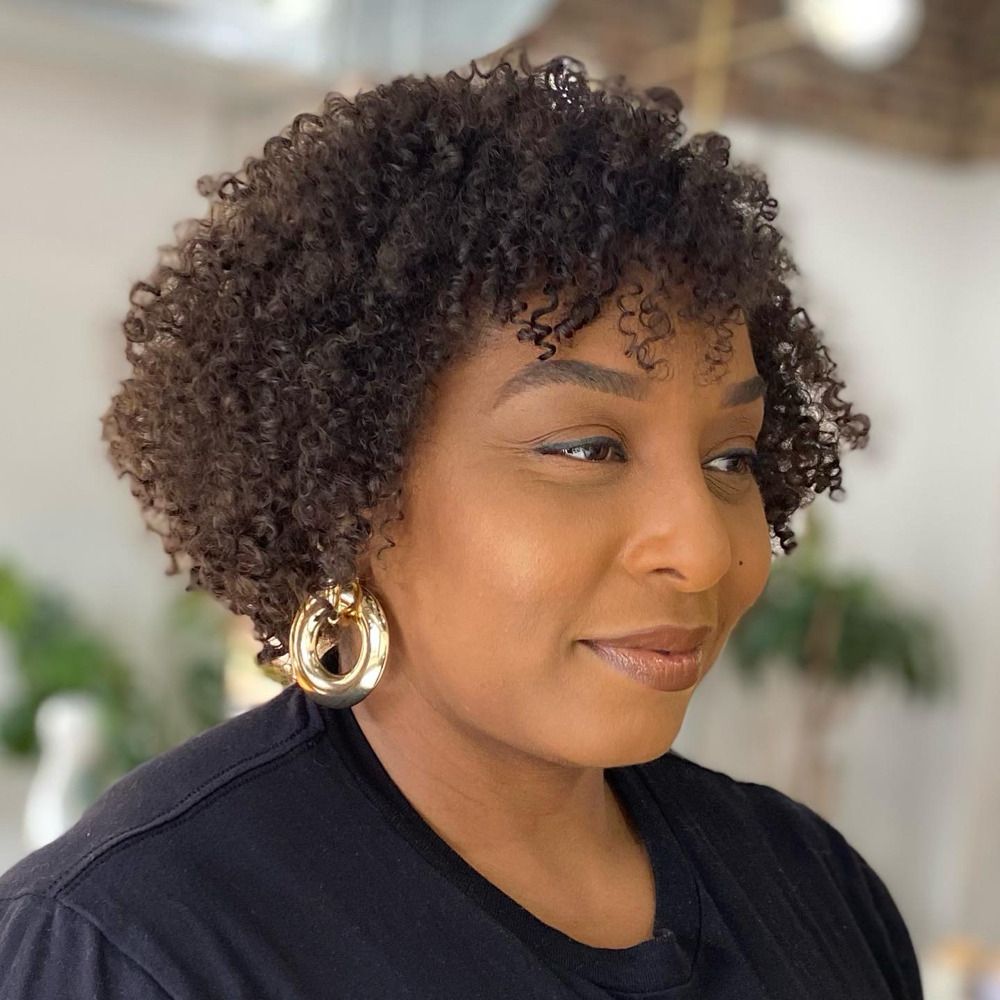 Curly Wash and Style at The Curl Pin in Alexandria, VA