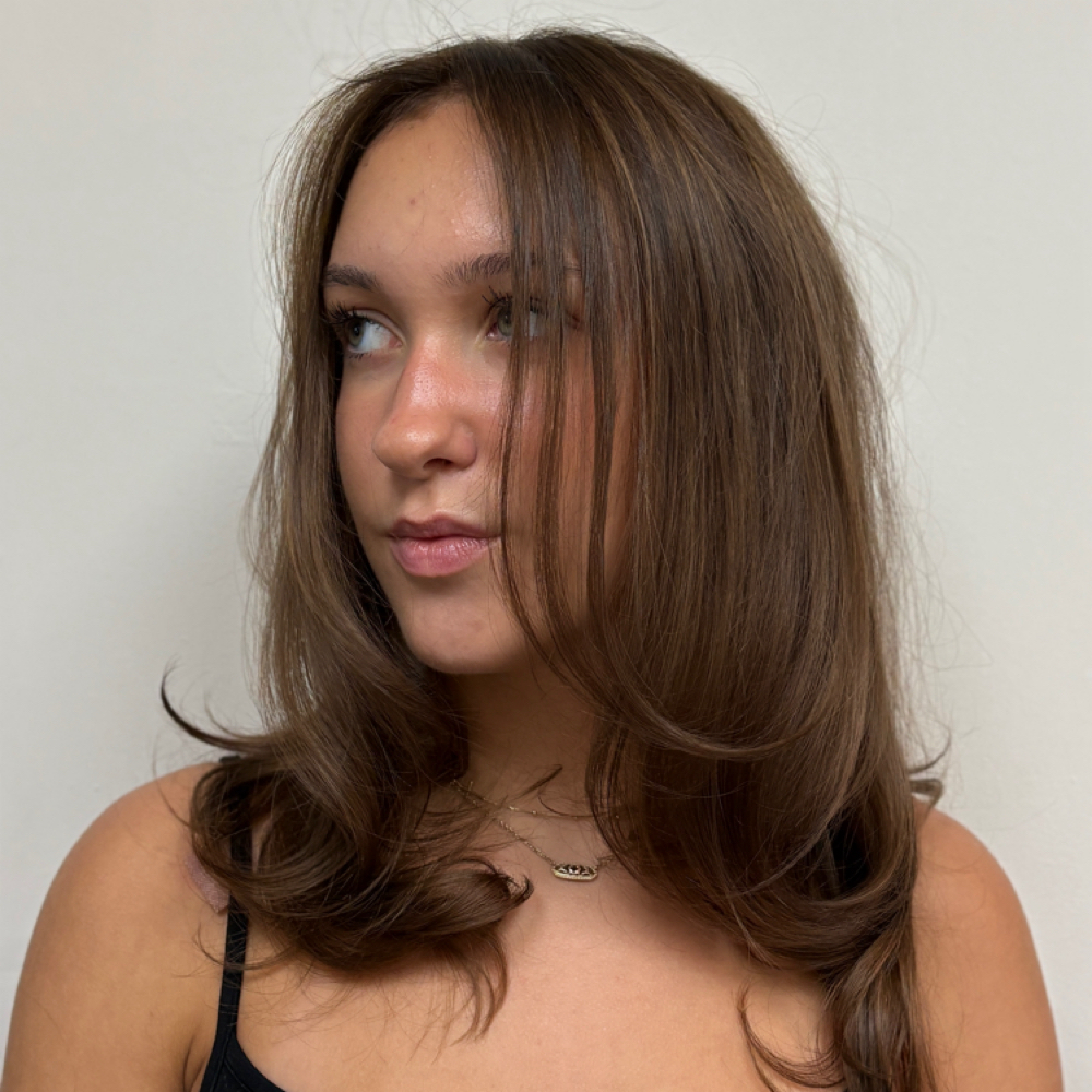 All over color at TS Simone Salon in Girard, OH