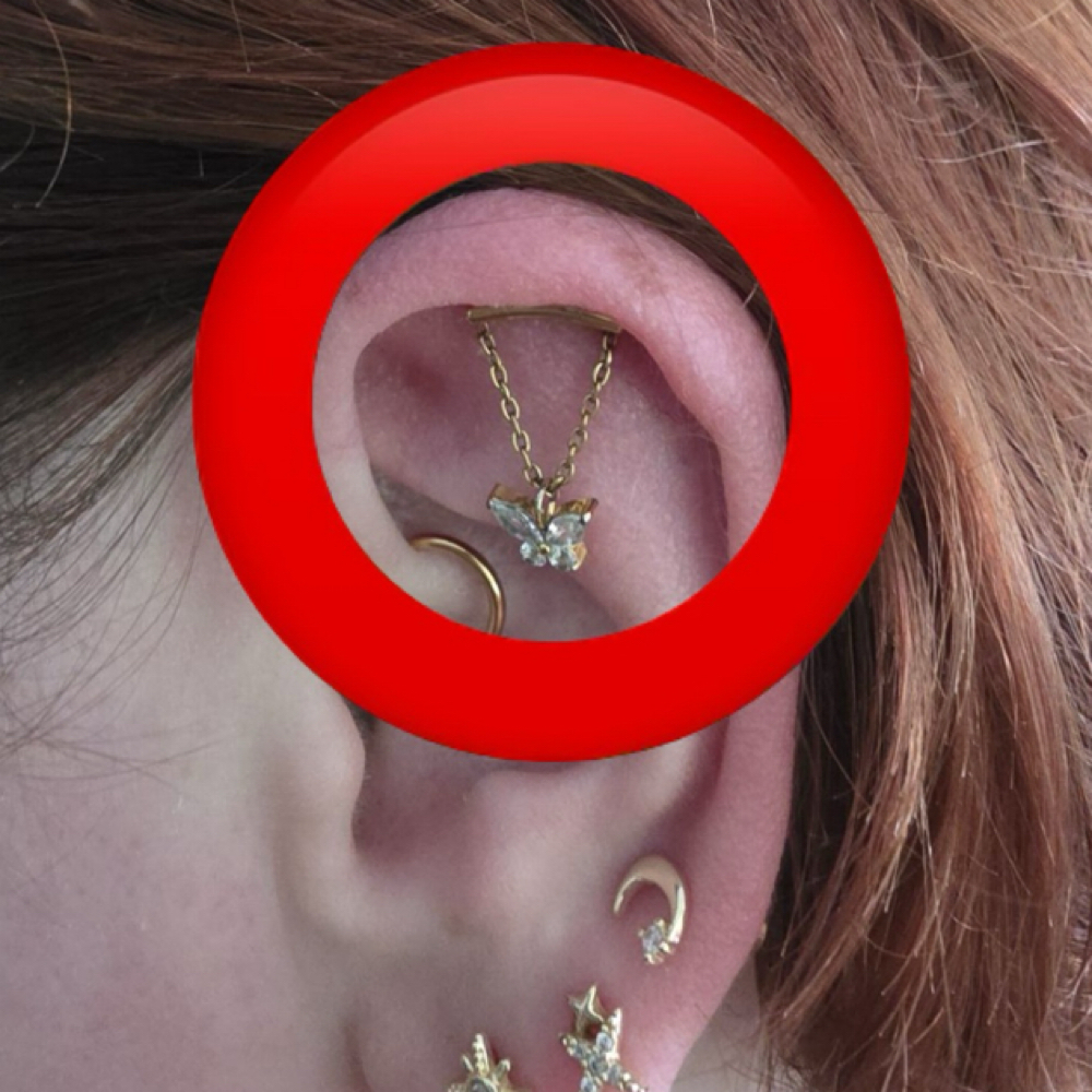 Hidden Helix at Piercings By Jenn in Binghamton, NY