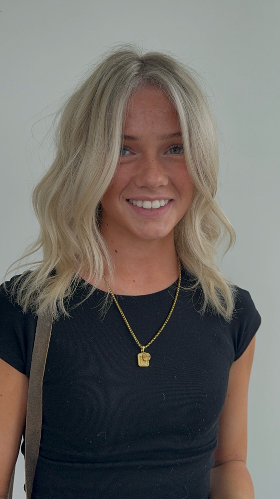 Base Color + Blow-Dry + Hair Cut