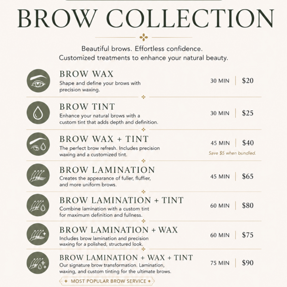 THE BROW COLLECTION at CleanSkynSpa in Euclid, OH