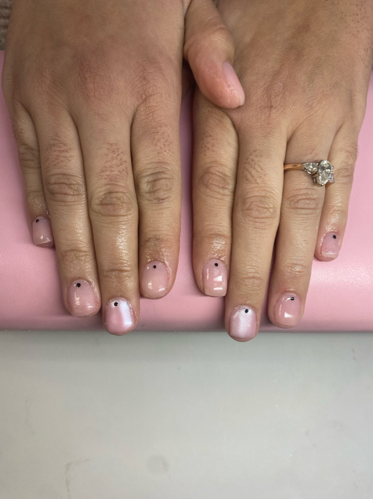 Clean Manicure at meraryheartsnails in Copiague, NY