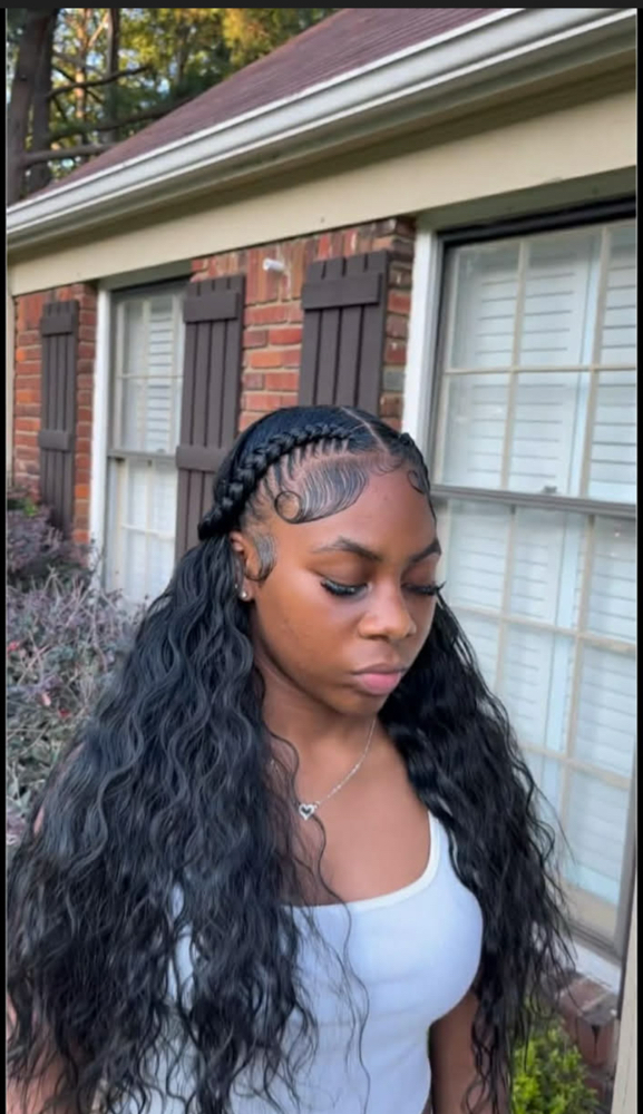 2 Stitch Braids + Quick Weave at Lyric Gifted Hands in Carson, MS