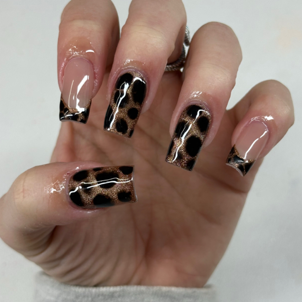 gel x fill in at western glam salon in Bedford, IN