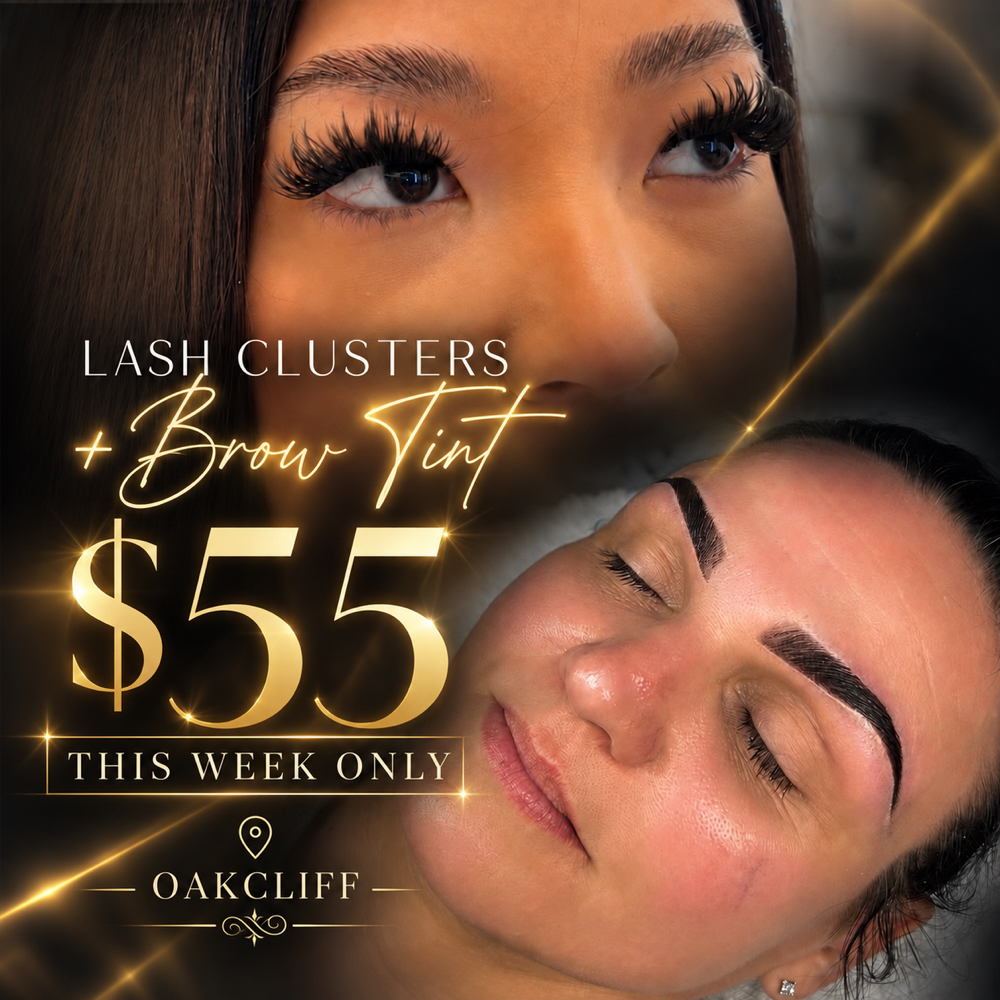 Lash Clusters And Brow Tint Combo at TheBrowAtelierDallas in Dallas, TX