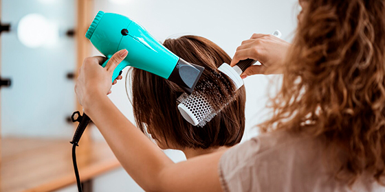 Blowdry finish